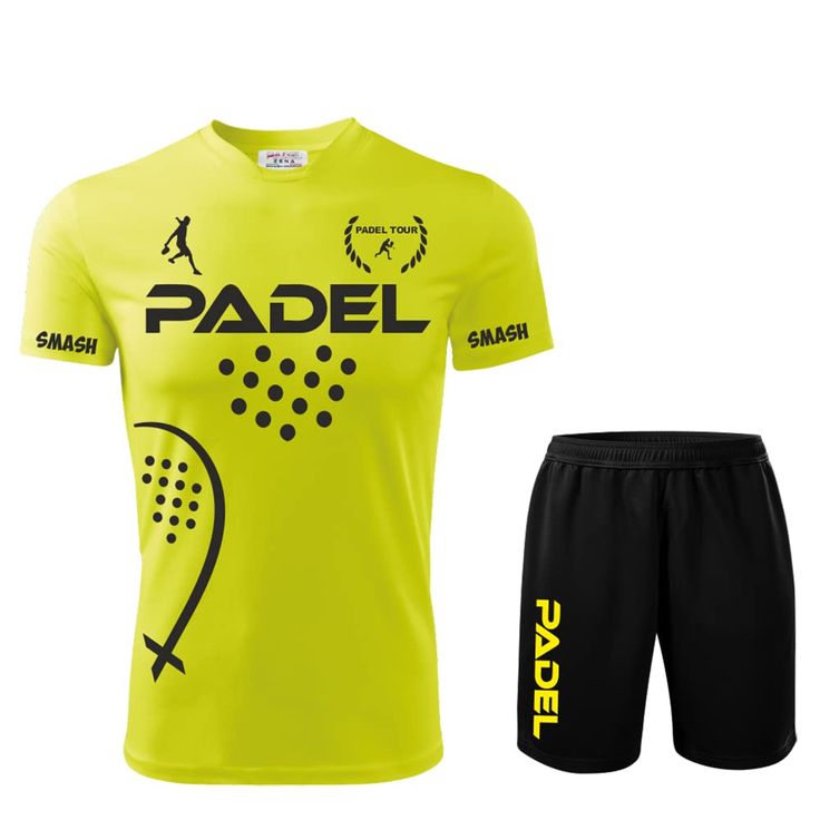 Conjunto Pádel Tour Amarillo